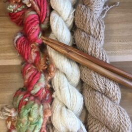 Deluxe Suri Alpaca Yarn Gift Set with Handspun Art Yarn and More!